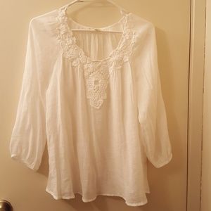 SPENSE white blouse.